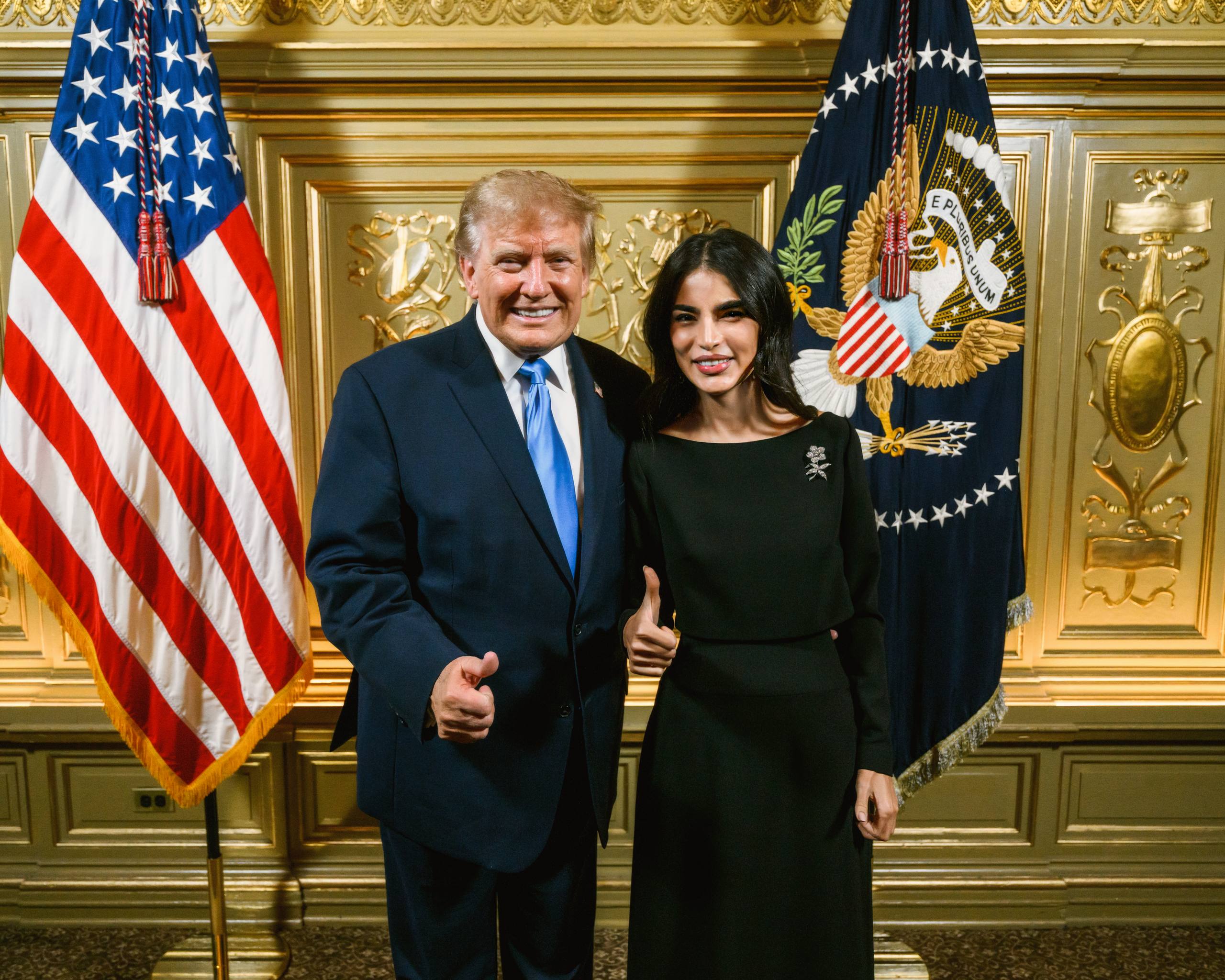 Saida Mirziyoyeva meets with the U.S. President Donald Trump